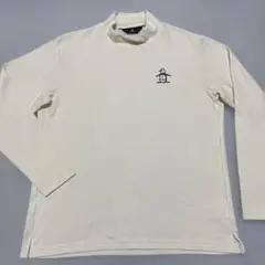 Munsingwear マンシングウェア 長袖モックネックシャツ LL 刺繍ロゴ
