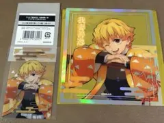 鬼滅の刃　ナムコ　追憶回廊ノ導　我妻善逸　色紙　カード　セット
