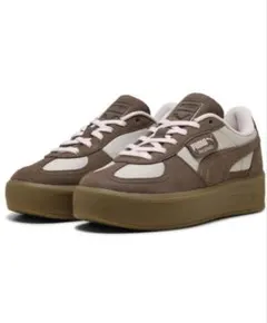 新品 PUMA/プーマ レディース スニーカー 厚底 サッカー カジュアル