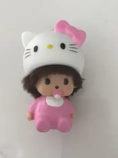 モンチッチ ハローキティ ベビちっち マスコット　めじるしアクセサリー