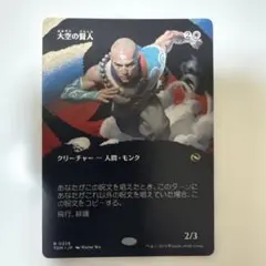 大空の賢人　ボーダーレス　クリーチャー・人間・モンク