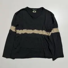 COMME des GARÇONS HOMME PLUS 長袖Tシャツ 脱色加工