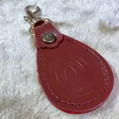 Cartier キーホルダー ボルドー レザー - メルカリ