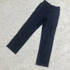 LAND'S END✨良品　ストレートパンツ　綿　カジュアル　ネイビー（M）