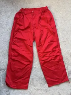 赤 ワークパンツ