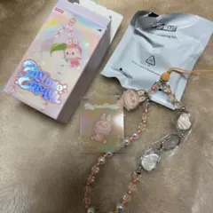 POPMART Big into Energy ラブブ ストラップ　オレンジ