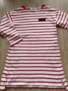 ノイユエイムベベ　美品　チュニックワンピース　ボーダー110㎝