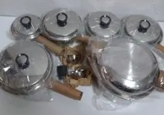 う*ん様 【未使用】アムウェイ クイーン Amway 鍋 フライパン セット 旧