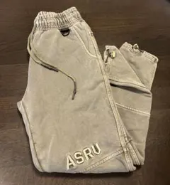 ASRV テーパードスウェットジョガーパンツ S カーキ