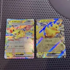 ポケモンカード　ピカチュウex ピカパンチ　svC がんばりハート　テラスタル