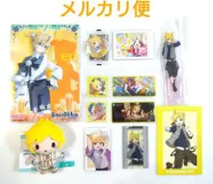 【鏡音レン】クリアポスター・缶バ／エピカ ユニゾン／メモステ／ふわぷちサンリオ他