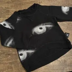 nununu ヌヌヌ / EYE スウェット シャツ ブラック：0-6 [中古]