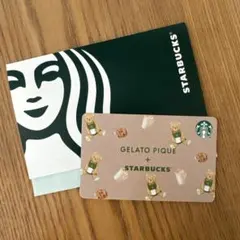 【PIN未削り】スターバックス カード gelato pique ベア柄