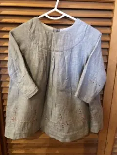 Bonpoint ボンポワン刺繍入りワンピース18m