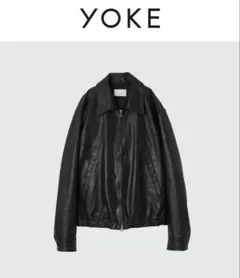 YOKE ゴートレザージップブルゾンsize3のサムネイル