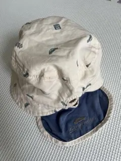 ベビー用コットン帽子 46cm 車柄