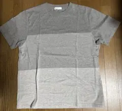 THE SHOP TK ボーダー 半袖Tシャツ グレー Lサイズのサムネイル
