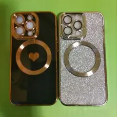 iPhone13Pro ケース ブラツク シルバー