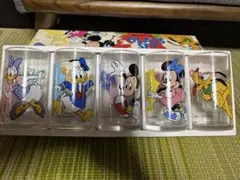 ディズニーキャラクター ガラスコップ5個セット