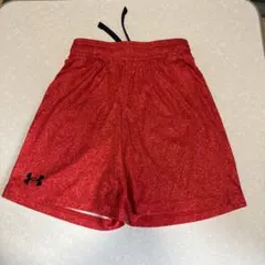 アンダーアーマー　赤　ハーフパンツ 130