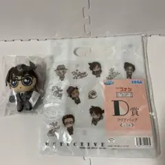 名探偵コナン セガラッキーくじ2025クリアバッグ・ぬいぐるみマスコットのセット