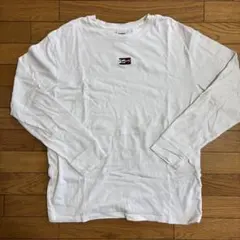 TOMMY JEANS ホワイト 長袖Tシャツ