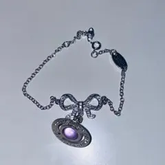 リボン オーブ ブレスレット