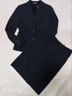 person's スカートスーツ　ブラック　ウォッシャブル