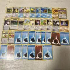 ポケモンカード トレーナーカード 水 地面 タイプ約37枚 旧裏