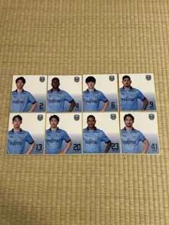 川崎フロンターレ手ガチャミニ色紙8枚まとめ売り