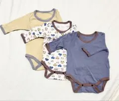 長袖　肌着　ロンパース　3枚セット