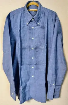 the treat dressing デニム調 カラーシャツ