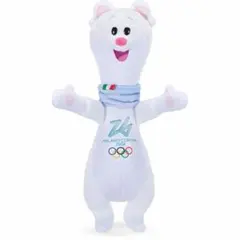 【タグ付き】Flo ぬいぐるみ ミラノ・コルティナオリンピック ミラノ・コルティナ2026オリンピック フロー メガネぬいぐるみ - 20cm
