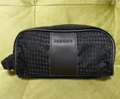 JAEGER ポーチ ブラック メッシュ 小物入れのサムネイル