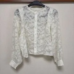 ROPÉ PICNIC アイボリー レースブラウス 38