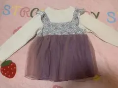 プティマイン　チュールトップス　100cm