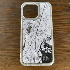iPhone13pro用ケース 長岡市 地図デザイン