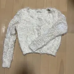 MIIA ミーア ホワイト カーディガン 長袖 DHOLIC