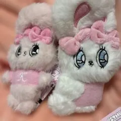 エスターバニー　HUGクリップ　ぬいぐるみ　イニシャルマスコット