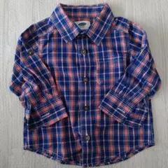 OLD NAVY チェック柄シャツ 12-18M