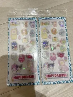 HAPIDANBUI サンリオ　アクリルシールホログラムシール 2シートセット