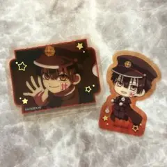 2枚★地縛少年花子くん　ダイカットステッカー クリアステッカー　ダイソー