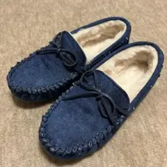 UGG W ANSLEY モカシン デニム 23cm - メルカリ
