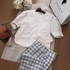 GANNI ガニー　ブラウス　未使用品　紙タグありのサムネイル