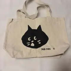 ネネット　Ne-net にゃー トートバッグ 生成り　ネコのサムネイル