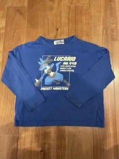 ライトオン　Right-on ルカリオ　ブルー　長袖カットソー　105センチ