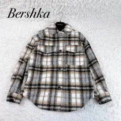 極美品✨Bershka フランネル チェック柄 ジャケット L オーバーサイズ