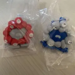 関西万博　ミャクミャク ガチャ 寝ころび　2つセット