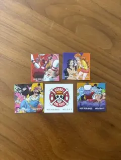 ワンピース ラウンドワン コラボ ステッカー 5枚セット - メルカリ