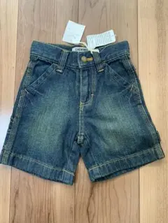 【未使用】デニムショートパンツ80cm